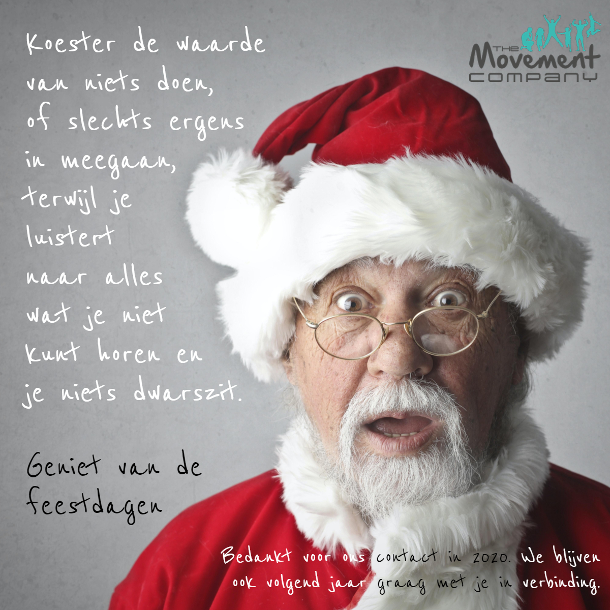 Prettige (en vertragende) feestdagen!